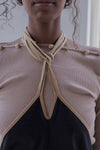 BASERANGE Taffeta Long Sleeve T-Shirt TOTVL-RC-AU23 Dehydrated Beige